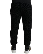 Elegant Leopard Joggers for Men Dolce & Gabbana