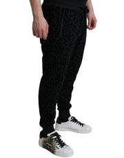 Elegant Leopard Joggers for Men Dolce & Gabbana