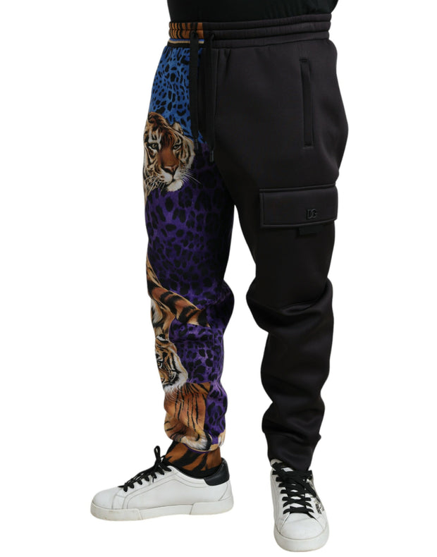 Stunning Exotic Print Jogger Pants Dolce & Gabbana