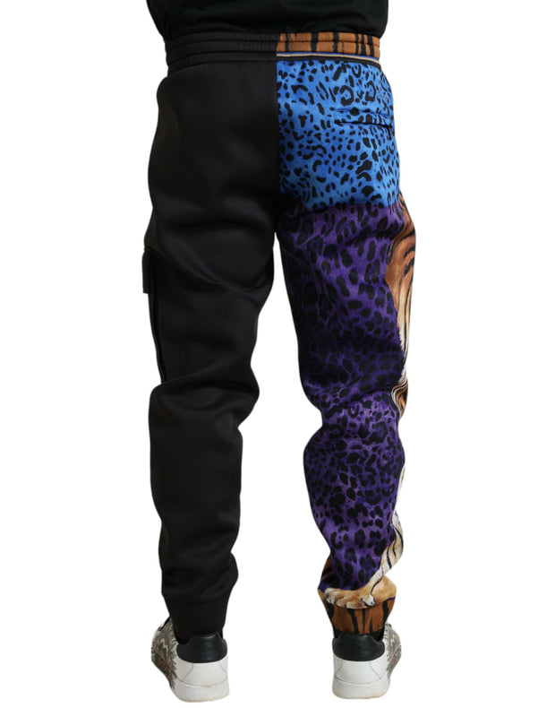 Stunning Exotic Print Jogger Pants Dolce & Gabbana