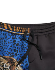 Stunning Exotic Print Jogger Pants Dolce & Gabbana