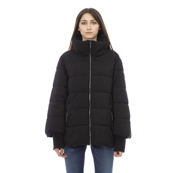 Black Polyamide Women Jacket Baldinini Trend