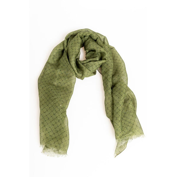 Green Modal Men Scarf Trussardi