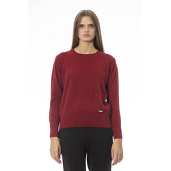 Red Wool Women Sweater Baldinini Trend