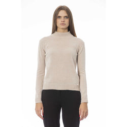 Beige Cashmere Women Sweater Baldinini Trend