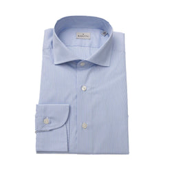 Light Blue Cotton Men Shirt Bagutta