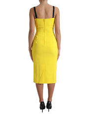 Sunshine Chic Sleeveless Midi Dress Dolce & Gabbana