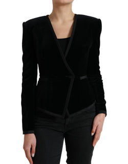 Elegant Double Breasted Cotton-Silk Blazer Dolce & Gabbana