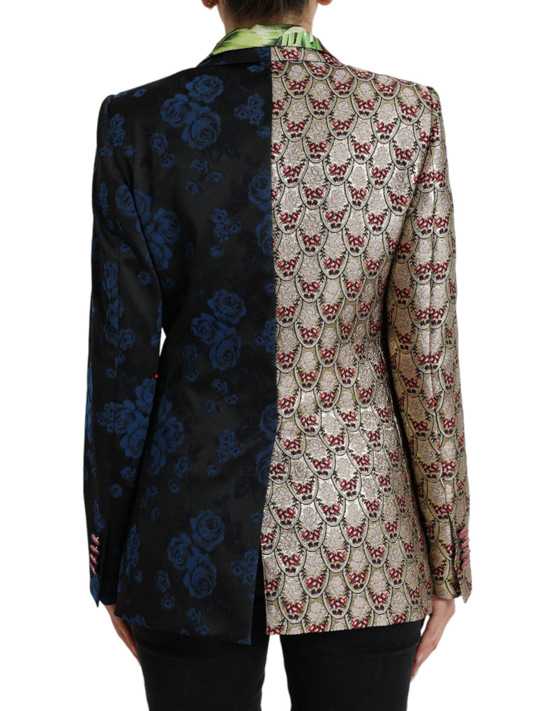 Elegant Multicolor Patchwork Blazer Dolce & Gabbana