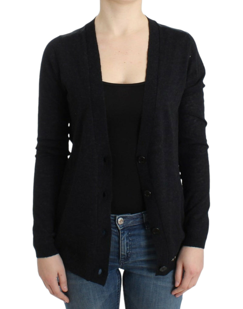 Elegant Deep V-neck Lightweight Cardigan Costume National
