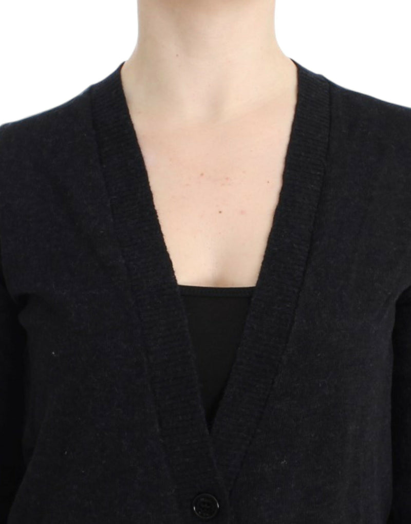 Elegant Deep V-neck Lightweight Cardigan Costume National