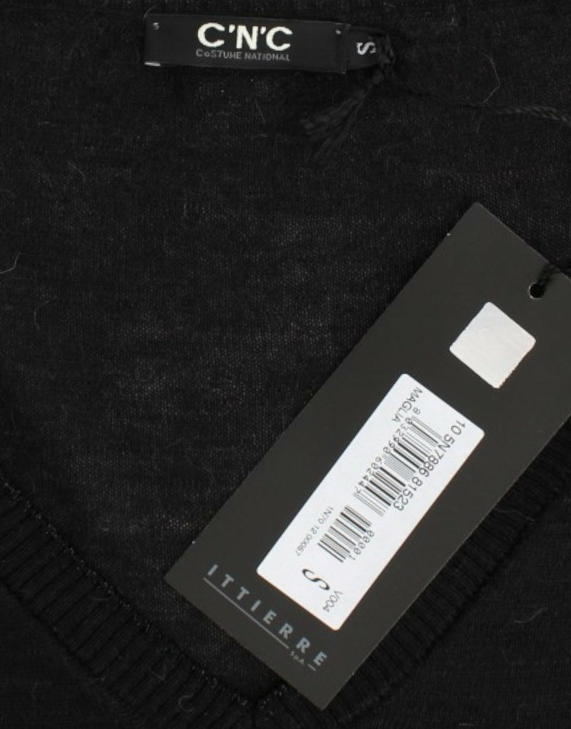 Elegant V-Neck Lightweight Sweater Costume National