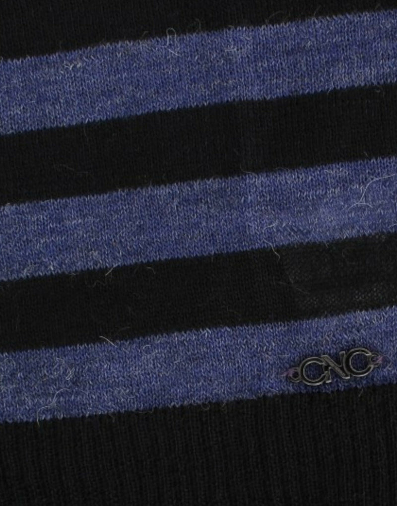 Striped V-Neck Luxury Sweater Costume National