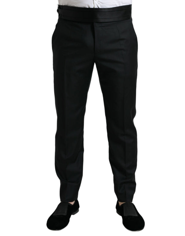 Elegant Slim Fit Wool Dress Pants Dolce & Gabbana