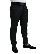 Elegant Slim Fit Wool Dress Pants Dolce & Gabbana