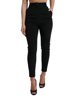 Elegant High Waist Skinny Pants Dolce & Gabbana