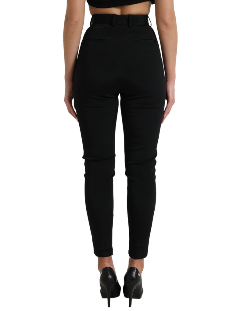 Elegant High Waist Skinny Pants Dolce & Gabbana