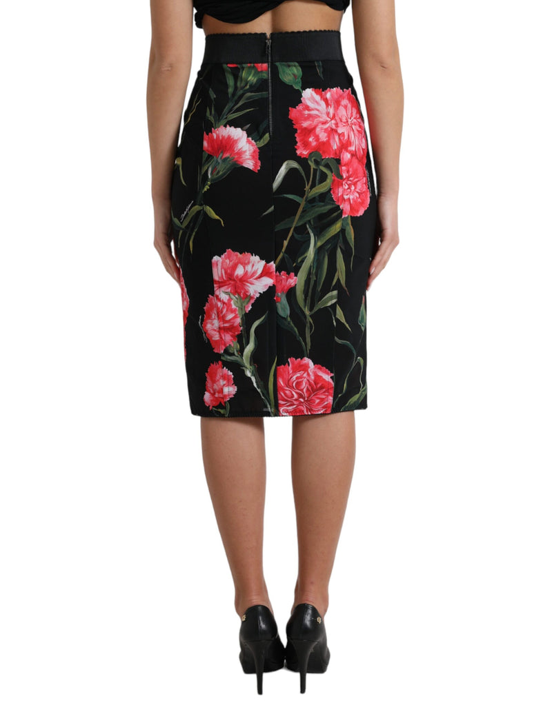 Floral High Waist Pencil Skirt Dolce & Gabbana