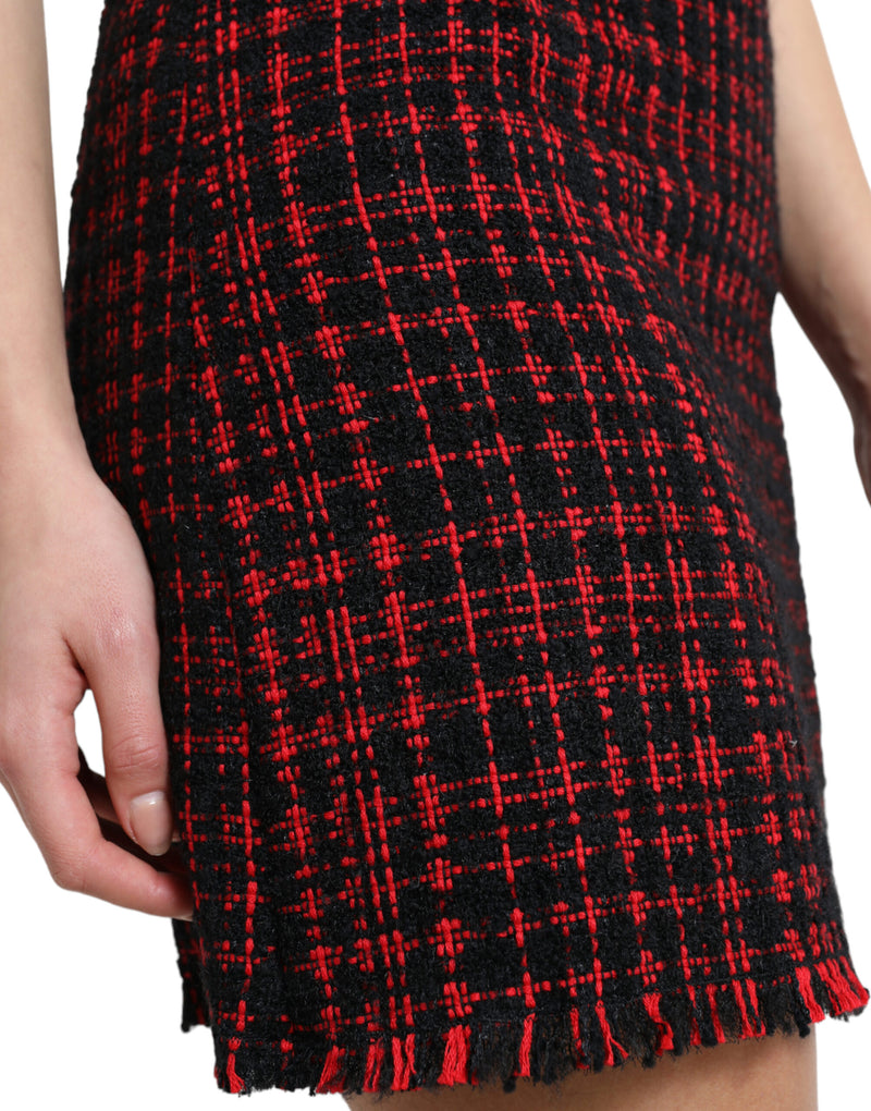 Tantalizing Tartan High-Waist Mini Skirt Dolce & Gabbana