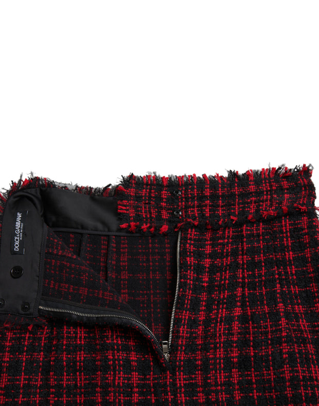 Tantalizing Tartan High-Waist Mini Skirt Dolce & Gabbana