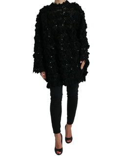 Sequin Embellished Black Pullover Dolce & Gabbana