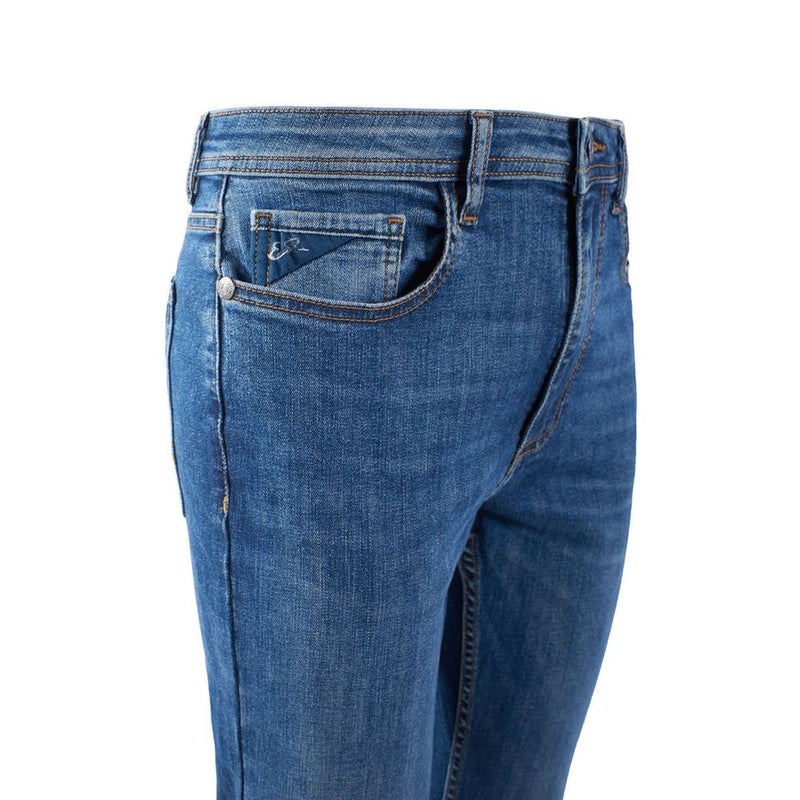 Chic Dark Wash Comfort Denim Jeans Yes Zee