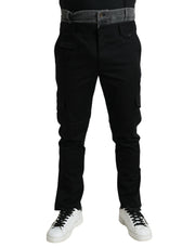 Elegant Skinny Cotton Stretch Joggers Dolce & Gabbana