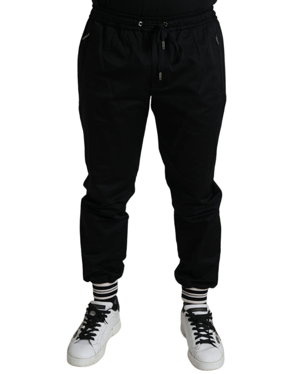 Sleek Skinny Cotton Jogger Pants Dolce & Gabbana