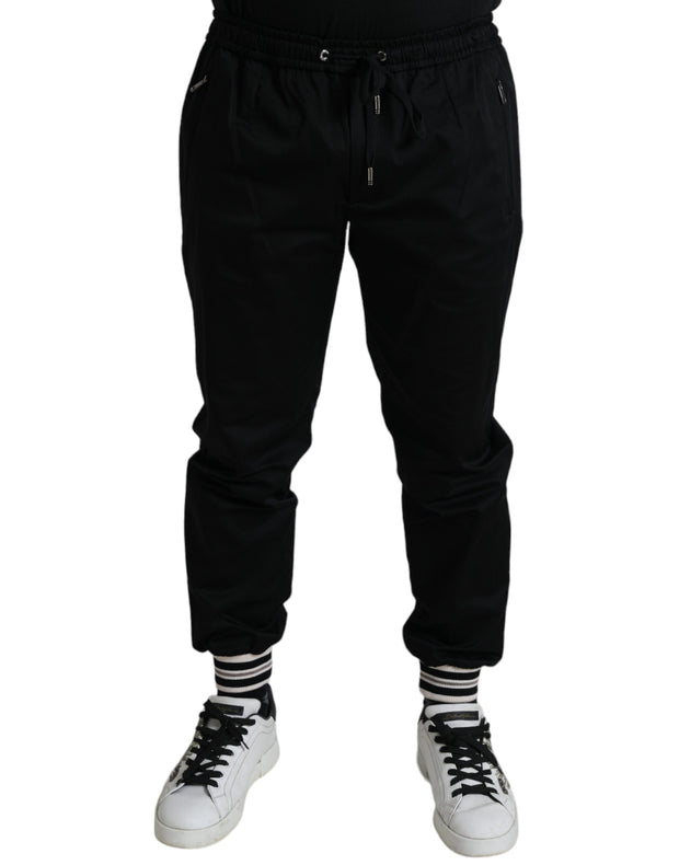 Sleek Skinny Cotton Jogger Pants Dolce & Gabbana