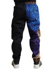 Elegant Tiger Print Joggers Dolce & Gabbana