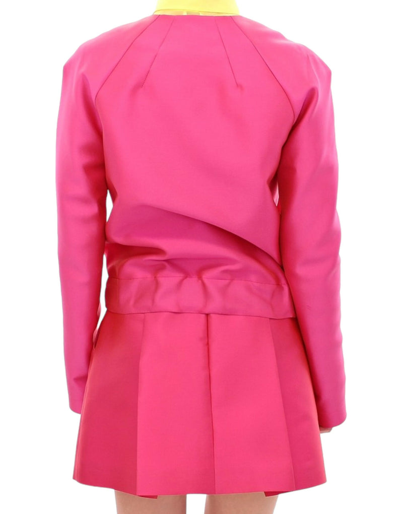 Elegant Pink Silk Blend Jacket CO|TE