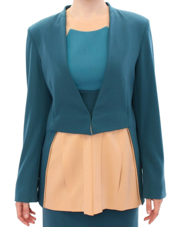 Chic Transitional Two-Tone Blazer CO|TE