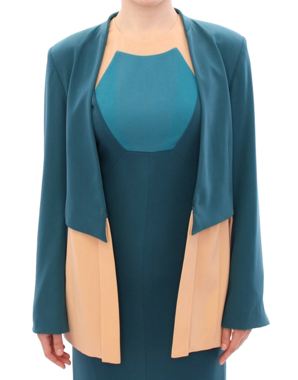 Chic Transitional Two-Tone Blazer CO|TE