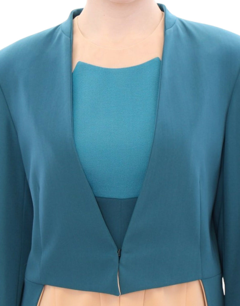 Chic Transitional Two-Tone Blazer CO|TE