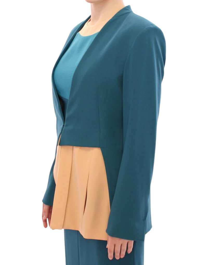 Chic Transitional Two-Tone Blazer CO|TE