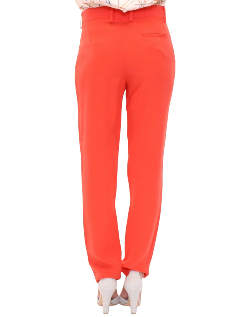 Chic Orange Boyfriend Pants - Italian Crafted CO|TE