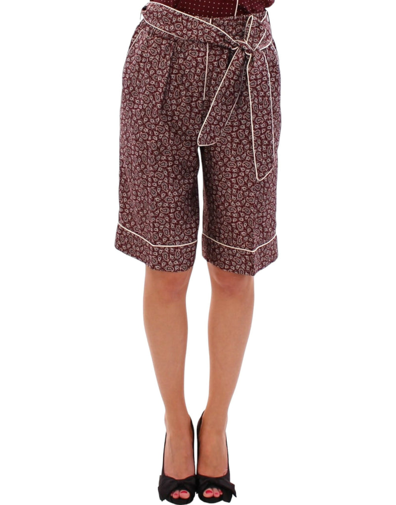 Chic Silk Pajama Shorts Dolce & Gabbana