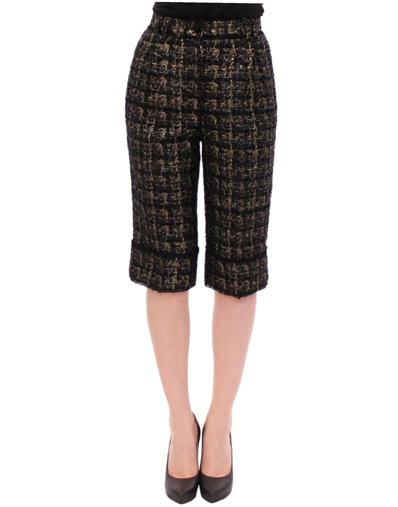 Elegant Designer Woven Shorts Dolce & Gabbana