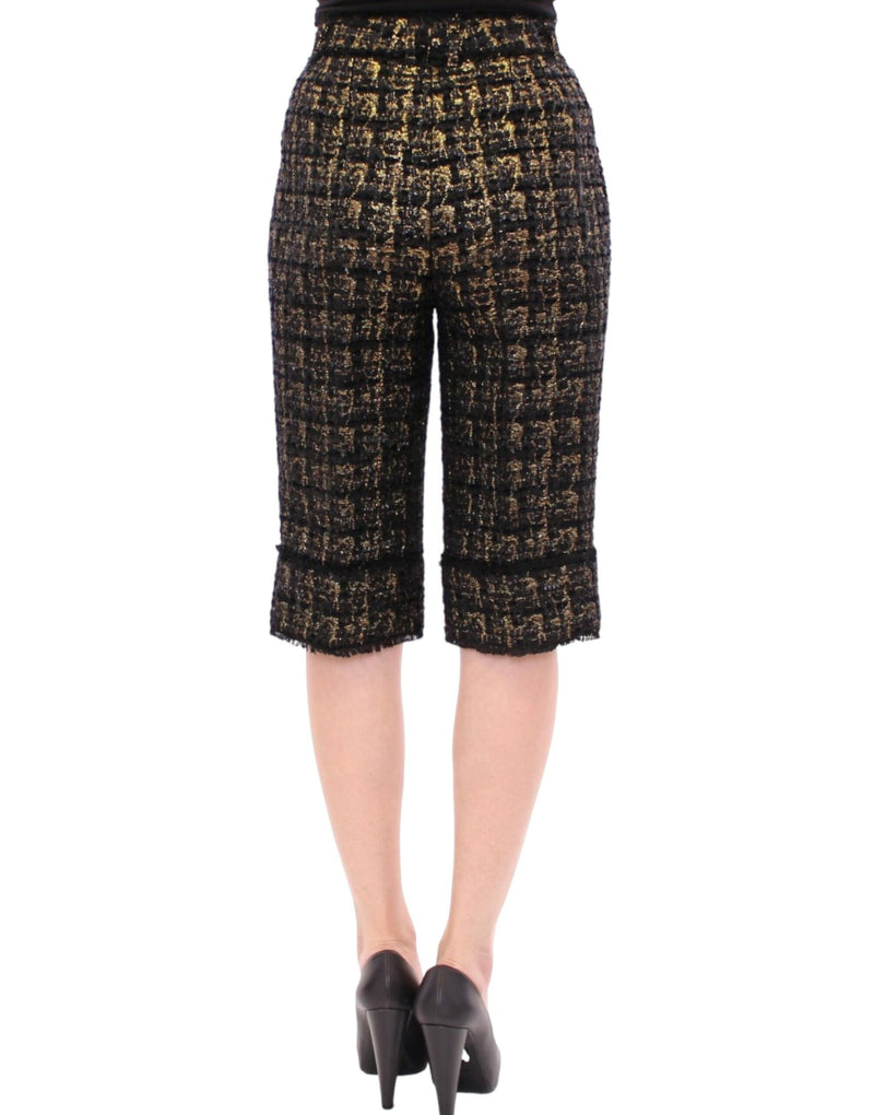 Elegant Designer Woven Shorts Dolce & Gabbana