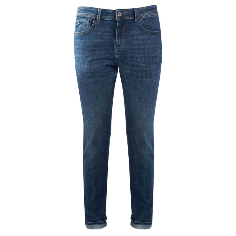 Chic Dark Wash Comfort Denim Jeans Yes Zee