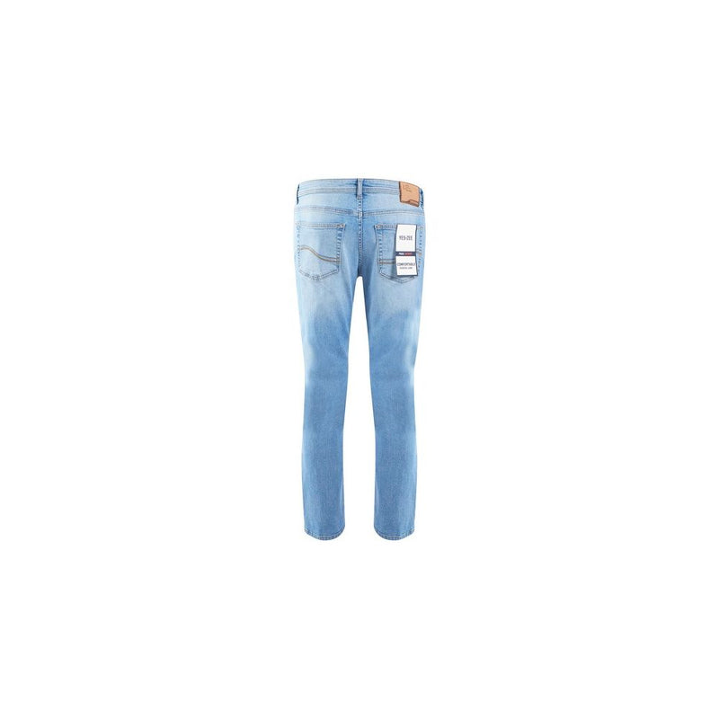 Sleek Comfort Denim Five-Pocket Light Wash Jeans Yes Zee