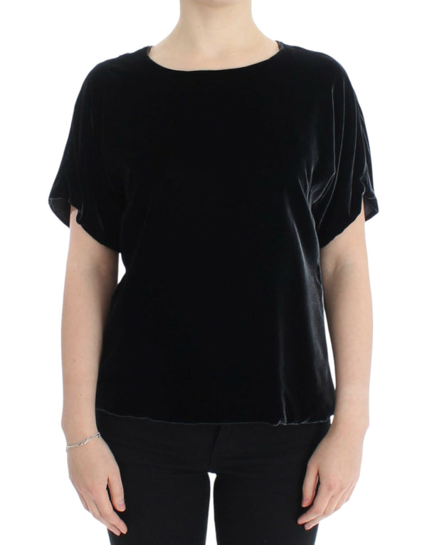 Enchanting Velvet Short Sleeve Top Dolce & Gabbana