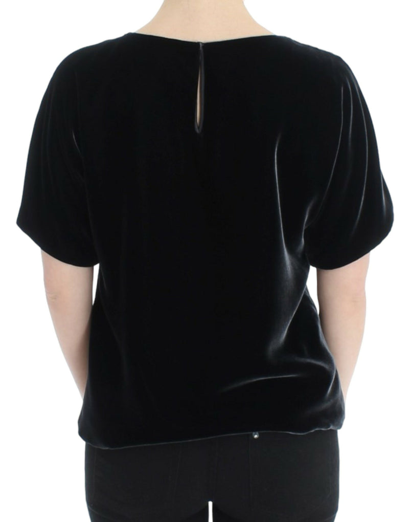 Enchanting Velvet Short Sleeve Top Dolce & Gabbana