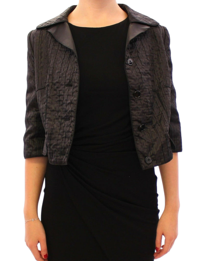 Elegant Black Bolero Shrug Jacket Dolce & Gabbana