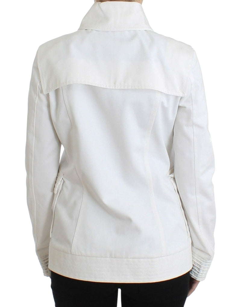 Chic Double Breasted Cotton Jacket GF Ferre