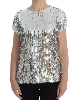 Enchanted Sicily Sequined Evening Blouse Dolce & Gabbana