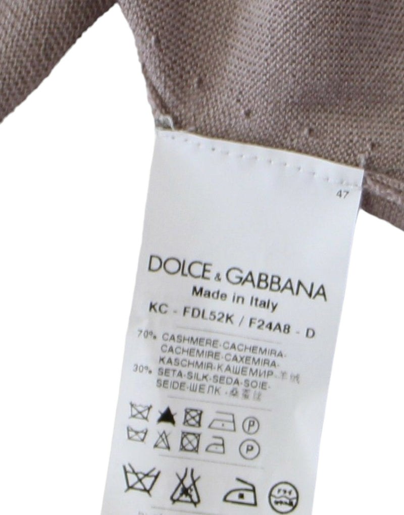 Elegant Cashmere-Silk Blend Light Knit Shrug Dolce & Gabbana