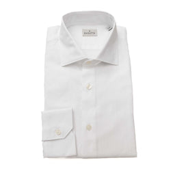 White Cotton Men Shirt Bagutta