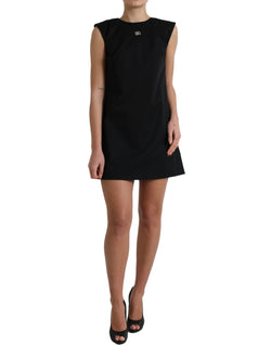 Elegant Sleeveless Shift Mini Dress Dolce & Gabbana