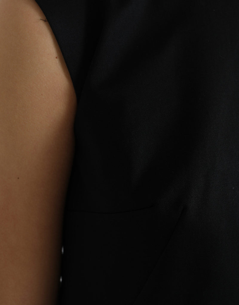Elegant Sleeveless Shift Mini Dress Dolce & Gabbana